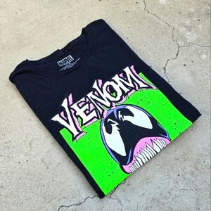 Spiderman Venom Mens Size L Black Large Graphic print t-shirt